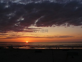 海,海灘,波