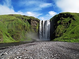 skogafoss,大瀑布,dinamet7