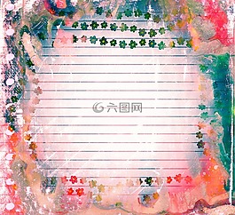 那些,水彩,紙