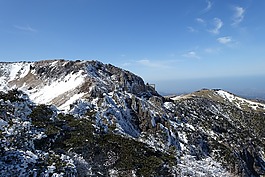 冬季,雪山,濟(jì)州島
