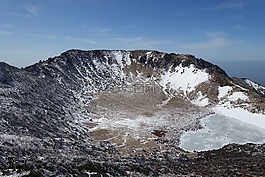 冬季,雪山,濟(jì)州島