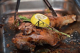 肉,家禽,吃