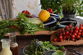 蔬菜,蕃茄,茄子