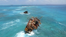 無人駕駛飛機,海,船