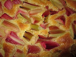 大黄蛋糕,糕点,甜