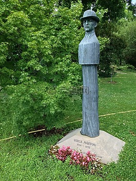 瓦尔加 márton,雕像,花园