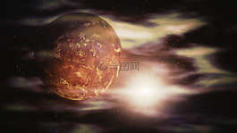 金星,空間,宇宙