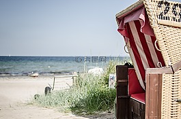 沙灘椅,海,海灘