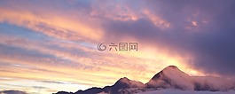日出,天空,morgenstimmung