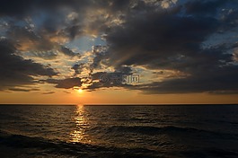 海,日落,太陽(yáng)