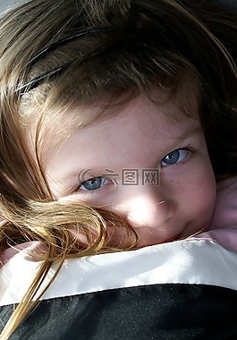 女孩,兒童,快樂