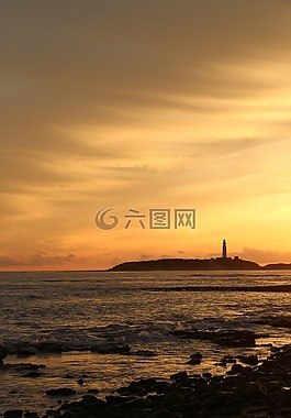 海,燈塔,哥斯達黎加