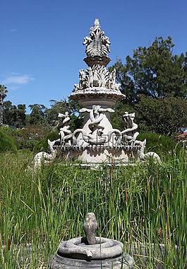 里斯本,公園,噴泉