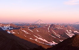 山,火山,攀登