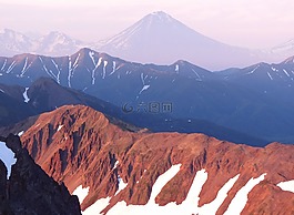 山,火山,攀登