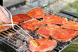 燒烤,肉,食品