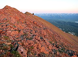 山,火山,攀登