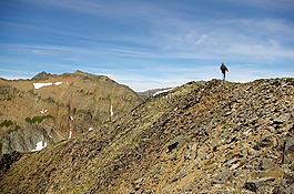 山,火山,攀登