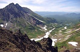 山,山谷,谷