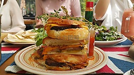食品,三明治,餐飲