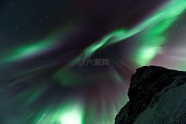 極光,黑暗,夜