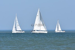 船,帆船,海洋