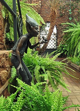 花園,小精靈,青蛙