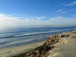 加利福尼亞州,海灘,天空