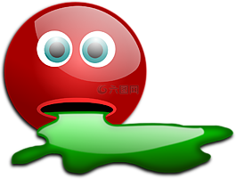 嘔吐,惡心,生病