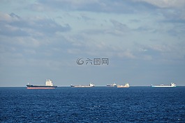 北海,海,貨機