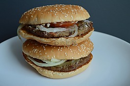 漢堡,食品,肉