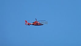 天空,直升機(jī),紅色