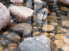 水,反思,石頭