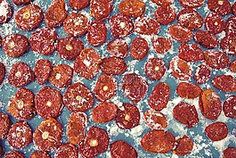 藍色,食品,紅色