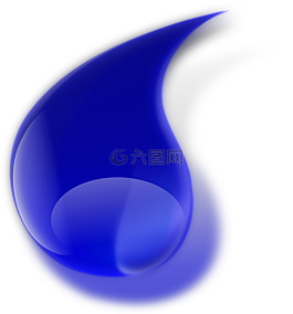 水,滴,光面紙