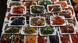 市场,韩国,farbenspiel