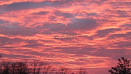 日落,天空,顏色