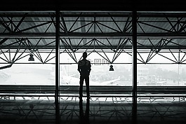 機場,客運,等待