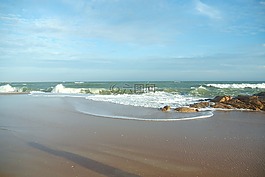 海,沙,天空