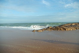 海,沙,天空