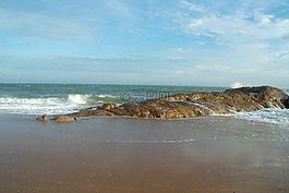 海,沙,天空
