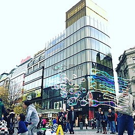 布拉格,街頭,人