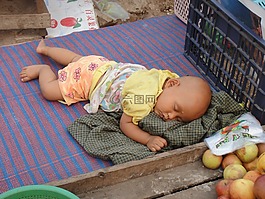 緬甸,睡眠,嬰兒