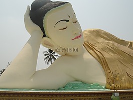 佛,緬甸,臉