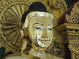 黃金,佛,緬甸