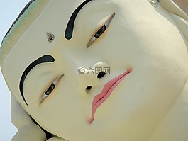 佛,緬甸,臉
