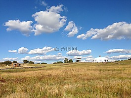 草原,風(fēng)景,蒙古包