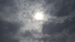 海灘,光明,云