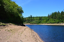 trenchford,水庫,晚間