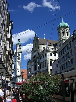 perlachturm,大會堂,市政廳大樓